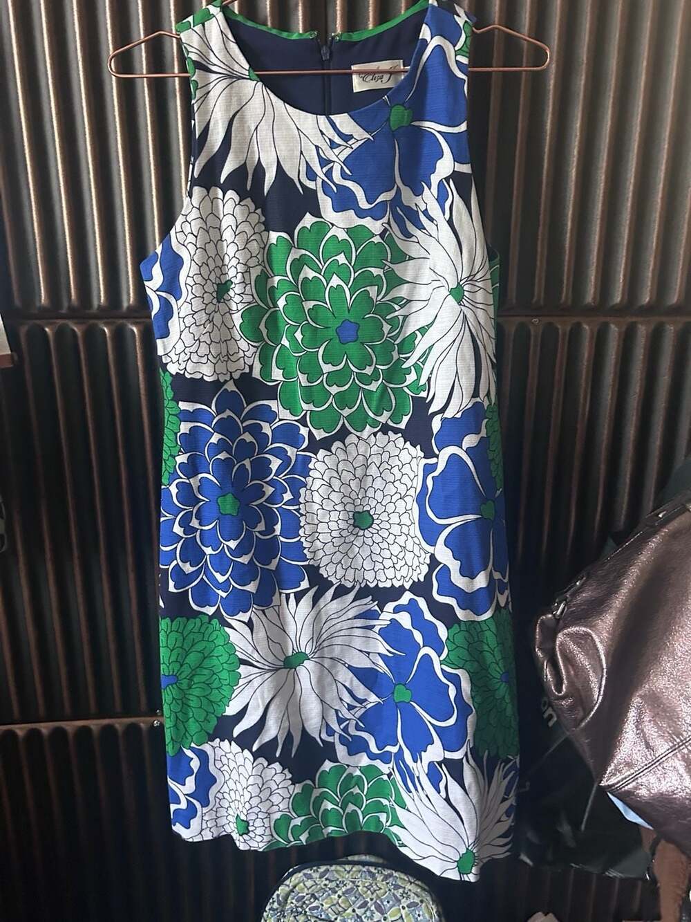 Anthropologie Eliza J Size 4 Floral Sleeveless Shift Dress - Picture 2 of 5